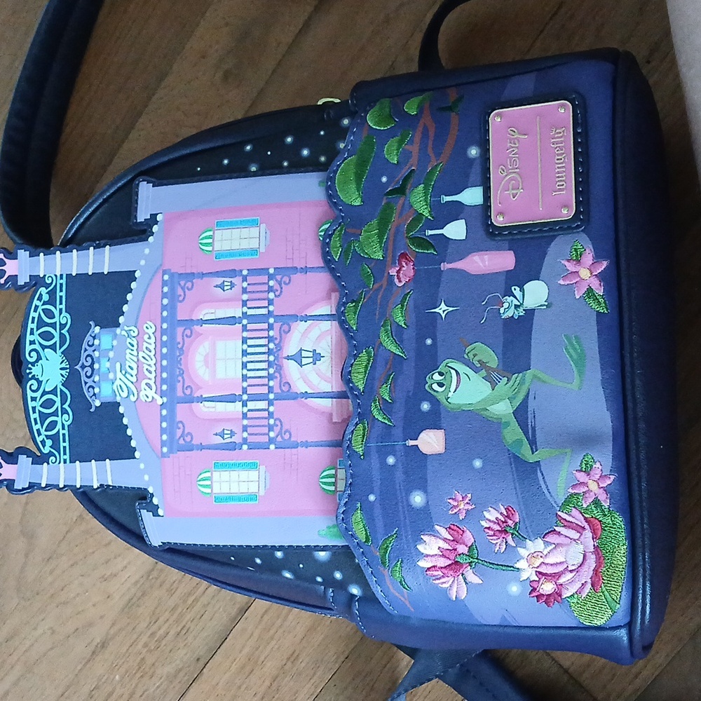 Princess and the frog loungefly mini backpack